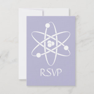 Fuerzas atractivas en la tarjeta Lavender RSVP
