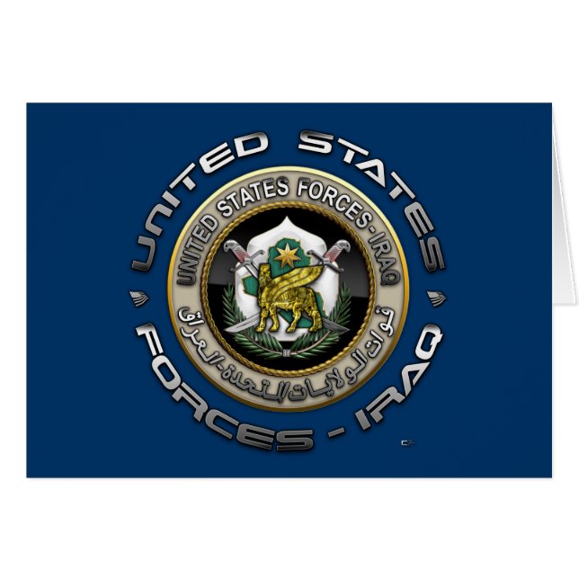Fuerzas de los Estados Unidos - Iraq (Anverso (Horizontal))