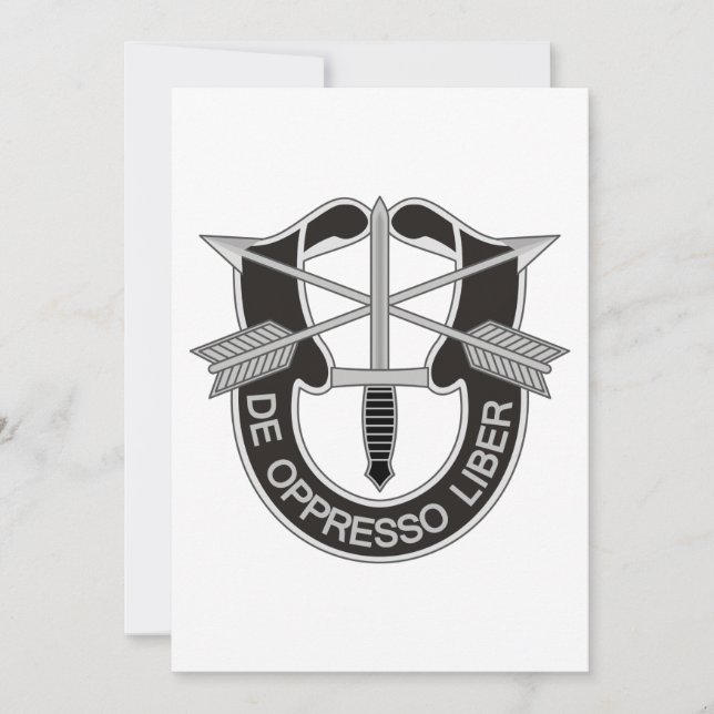 Fuerzas Especiales SF De Oppresso Liber (Anverso)