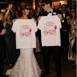 Fui a la Camiseta de Invitado de Boda al Aire Libr