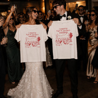 Fui a la Camiseta de Invitado de Boda al Aire Libr