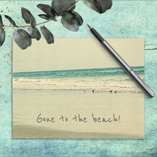 ¡Fui a la playa! Tarjetas postales de cambio de di