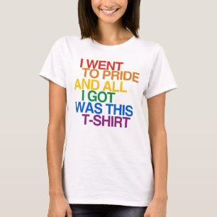 FUI A PRIDE Y TODO LO QUE CONSEGUÍ CAMISETA