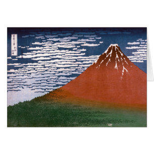 Fuji Rojo, El Volcán Aka Fujiyama Katsushika Hokus