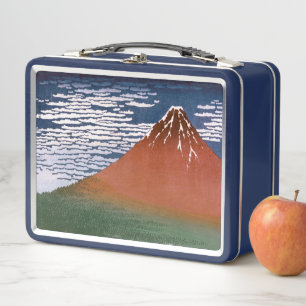 Fuji rojo, Volcán Aka Fujiyama Katsushika Hokusai