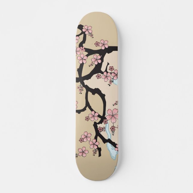 Fuji y Sakura: skateboard (versión sakura) (Anverso )