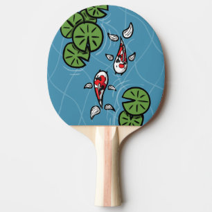 Fuku y Heiwa la Pala de Ping Pong de Koi