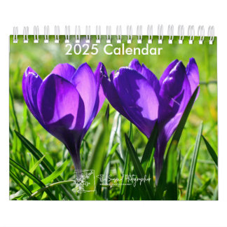 Full Bloom 2025 Calendario de dos páginas pequeño
