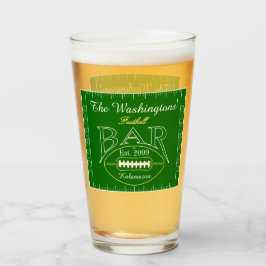 Fun American Football Bar Drinkware Beer Pint Beer