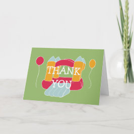 Fun Bass House Bright Gracias tarjeta