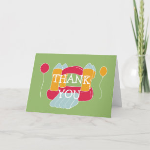 Fun Bass House Bright Gracias tarjeta