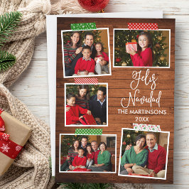 Fun Calligraphy Wood Feliz Navidad Craft