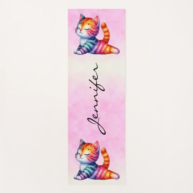Fun Cat Yoga Mat (Anverso)