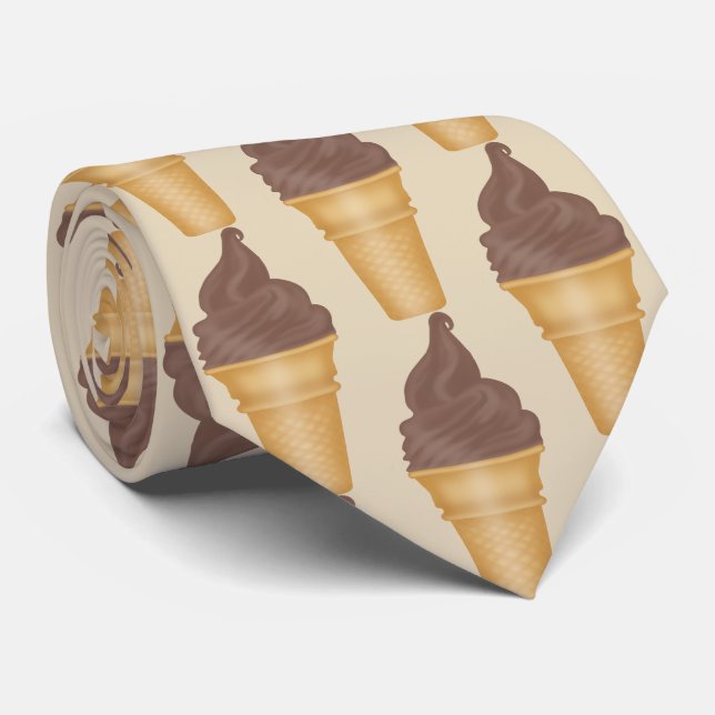 Fun Chocolate heladería tienda corbata (Enrollado)
