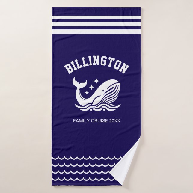 Fun Cruise Ship Beach Towel – Family Reunion  (Toalla de baño)