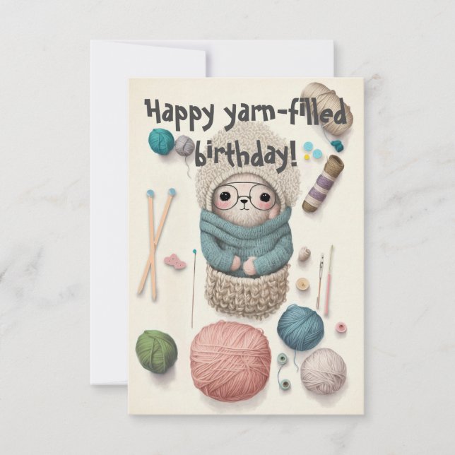 Fun del Ilustracion de la tarjeta postal de cumple (Anverso)