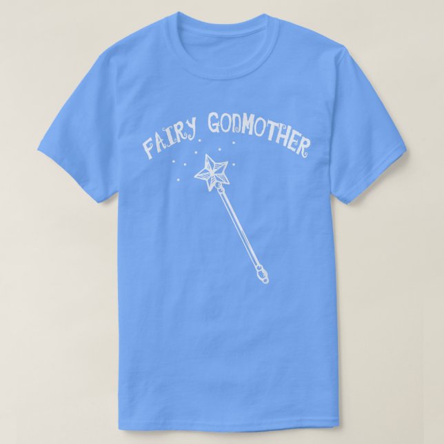Fun Fairy Godwoman Fantasía Imprimir camiseta (Diseño del anverso)