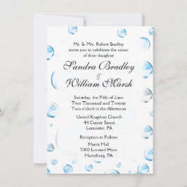 Fun Fantasy Bubbles Invitación a la boda