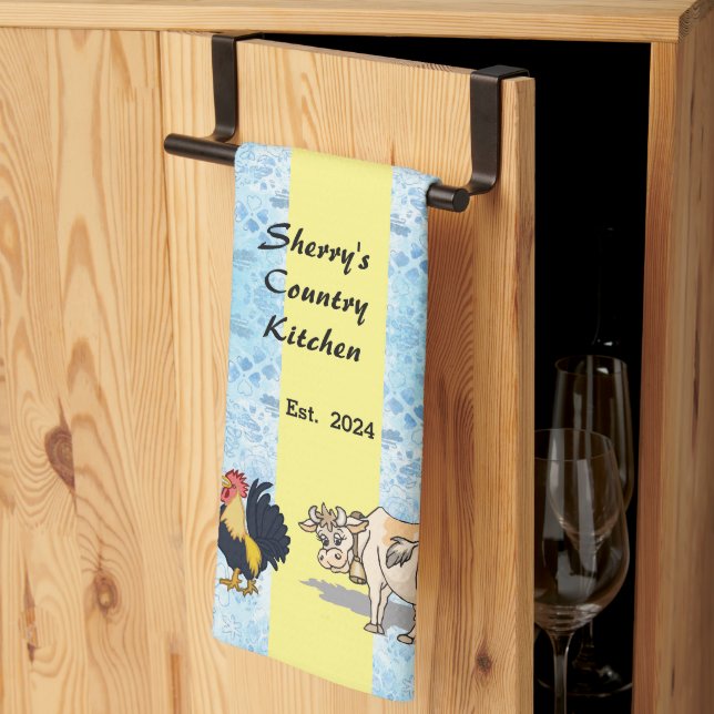 Fun Farm Life Kitchen Toallas (Pliegue de tercios)