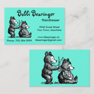 Fun Hairdresser Tarjeta de presentación - Listo pa
