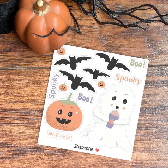 Fun Halloween Spooky Pegatina Pack (Fun Halloween sticker pack .)