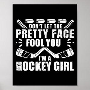 Fun Hockey Arte Para Mujeres Chicas Hockey Deporte