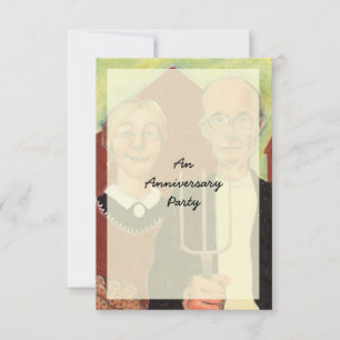 FUN ~ Invitación de aniversario de fiesta American