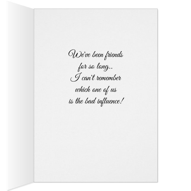 Fun Keeping in Touch Call Me BFF Friends antique  (Interior (Derecha))