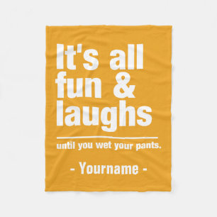 FUN & LAUGHS mantas de pulga de color personalizad