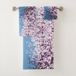 Fun Lavender Confetti en azul