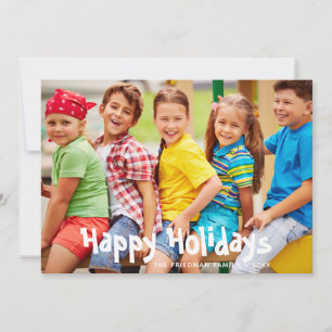 Fun Moderno Feliz Festividades Fotos Personalizada