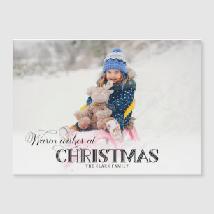 Fun Personalizado Navidades Tipografía Foto