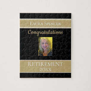 Fun Photo Retirement congrada el rompecabezas