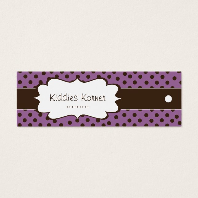 Fun Polk a Dot Hang Tags (Frente)