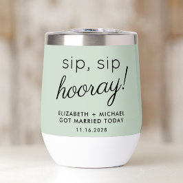 Fun Sip Sip Hooray Sage Green Boda