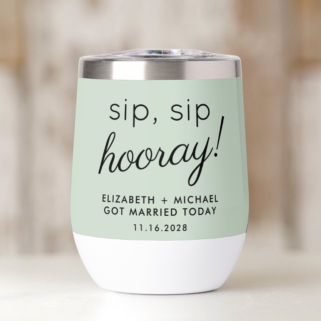 Fun Sip Sip Hooray Sage Green Boda (Subido por el creador)