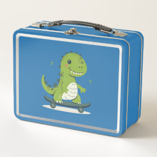 Fun Skateboarding Dinosaur