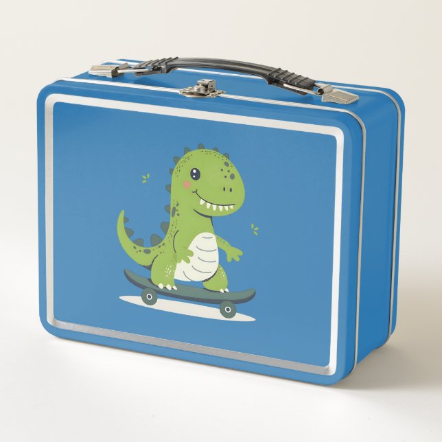 Fun Skateboarding Dinosaur (Anverso)