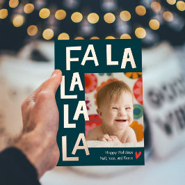 Fun Song Relieve metalizado Festividad Tarjeta fot