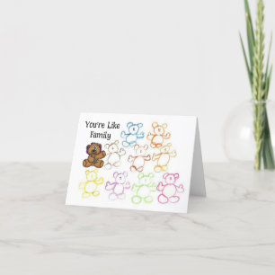 Fun Teddy Bears Médica Gracias Tarjeta