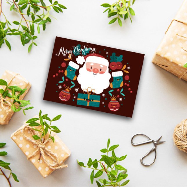 Fun y juego de la tarjeta de felicitación navideña (Subido por el creador)