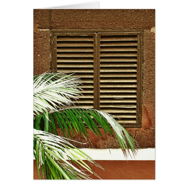 Funchal (PORTUGAL): Tarjeta de ventana (Frente)