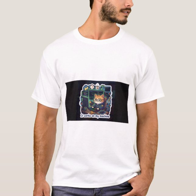 Funciona En Mi Máquina - Camiseta Divertida de Pro (Anverso)