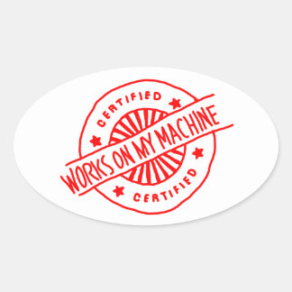 Funciona en mi pegatina de máquina