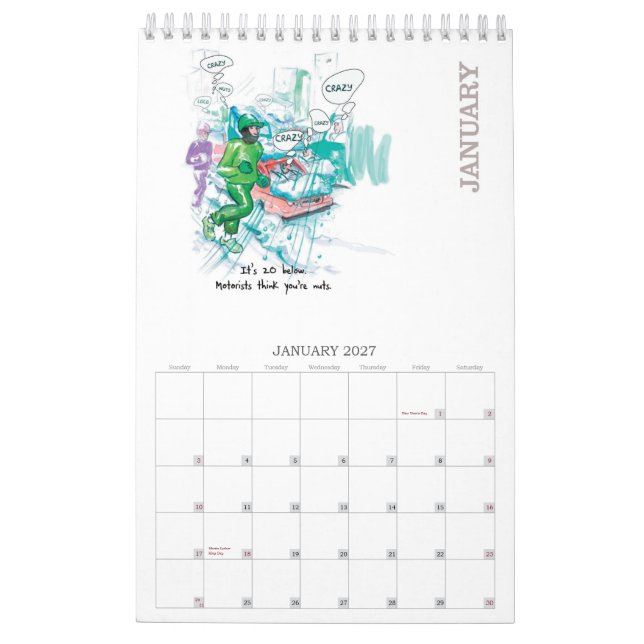 FUNCIONAMIENTO 2013 - Calendario para los (Jan 2027)