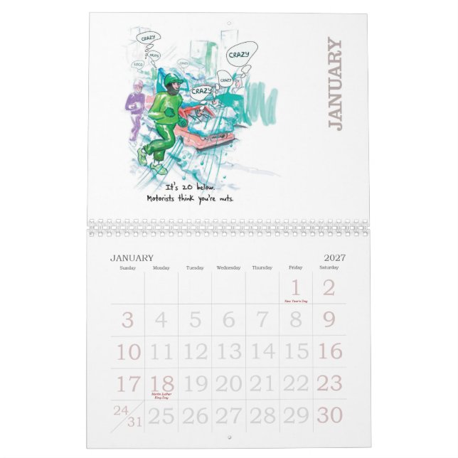 Funcionamiento 2013 - Calendario para los (Jan 2027)