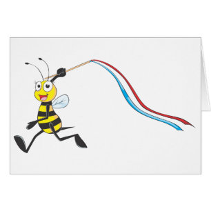 Funcionamiento feliz de la abeja de la hermana