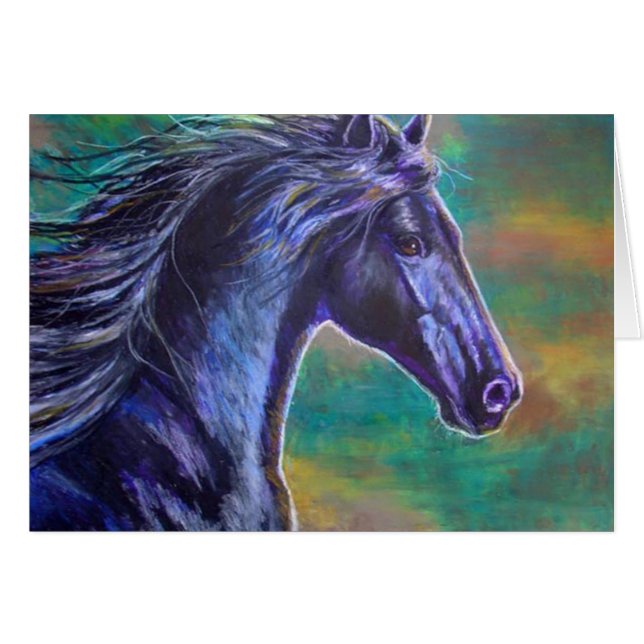 Funcionamiento negro del semental (Anverso (Horizontal))