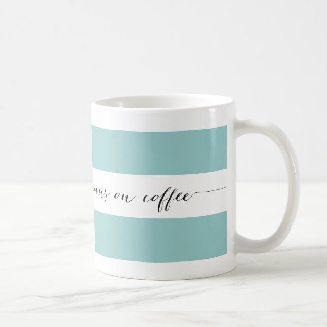 Funcionamientos en la taza rayada del café, (Derecha)