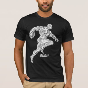 Funcionar con detrás la camiseta de la